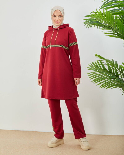 Hooded Tracksuit TRN1017 Red 