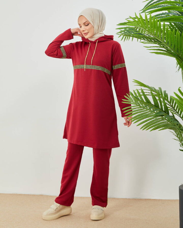 Hooded Tracksuit TRN1017 Red - 4